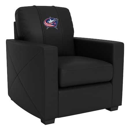 Dreamseat Silver Club Chair with Columbus Blue Jackets Logo XZ7759002CHCDBK-PSNHL40080